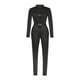 thumbnail image 1 of TRKIYQC Mujeres Bodycon hebilla recortada Biker Romper Sexy manga larga ahueca hacia cuello fuera alto Clubwear mono pantalones cortos 2021 TRKIYQC moderno, 1 of 8