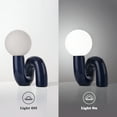 thumbnail image 6 of Arturesthome Table Lamp Creative Nordic Desk Lamp Bedside Nightstand Lamp for Bedroom Study Reading Light with Bulbs, 6 of 22