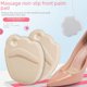 thumbnail image 3 of Almohadilla de media talla para el antepié, almohadilla antidolor engrosada, plantillas para tacones altos, sandalias de protección para pies con media almohadilla invisible para mujer, silicona, 3 of 6