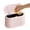 pink, variant on Mini Trash Can Pop Up Lid Double Layer for Bedroom Bathroom Officeblue