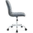 thumbnail image 3 of Silla de oficina Modway Ripple acanalada giratoria gris, 3 of 9