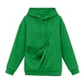 thumbnail image 4 of idosla Hoodies for Women Sweatshirt Dog Cat Hoodie with Pouch Kangaroo Pocket Carrying Petcare Hoody Winter Clothes (Green, S), 4 of 5