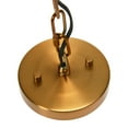 thumbnail image 6 of Robert Stevenson Lighting Robert Stevenson Lighting Hensley - Metal Ceiling Light, Black and Bronze, 6 of 9