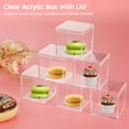 thumbnail image 2 of 18 mini cajas cuadradas de acrílico, cubos de acrílico transparente, caja de almacenamiento cuadrada pequeña, contenedor de dulces transparente, caja de regalo transparente, pequeño organizador para a, 2 of 6