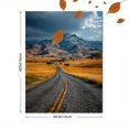 thumbnail image 3 of Asphalt Road Landscape Wall Mural, Removable Wallpaper, Open Road Art for Office and Home, 3 of 8