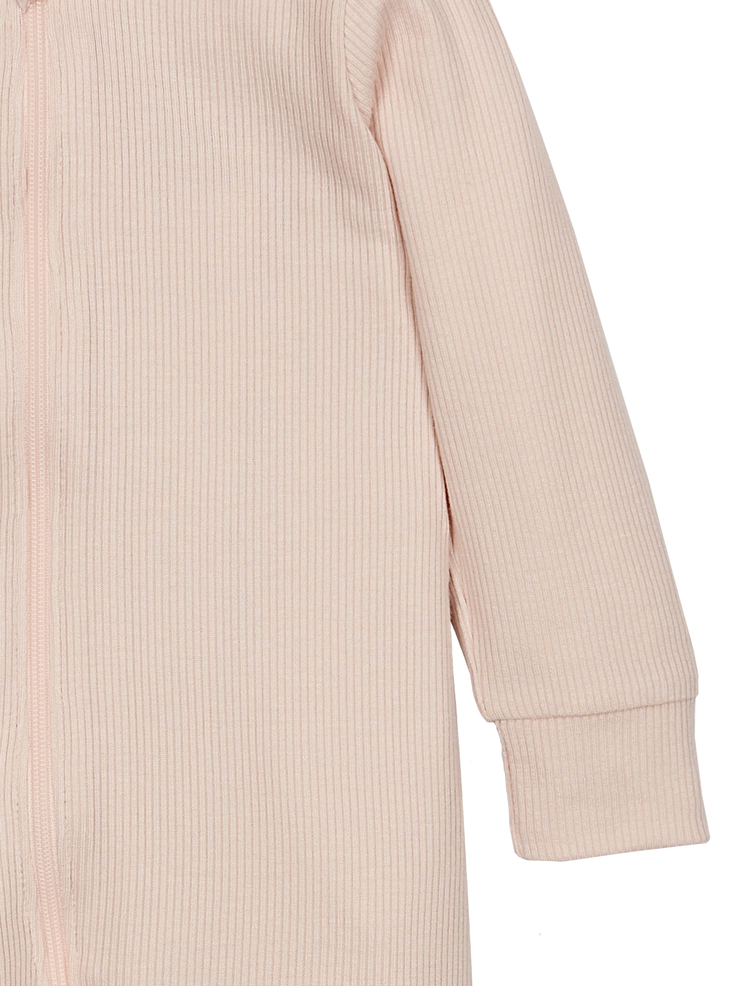 Modern Moments by Gerber Baby Neutral Super Soft Viscose Long Sleeve Coverall, Sizes Newborn - 12 Months