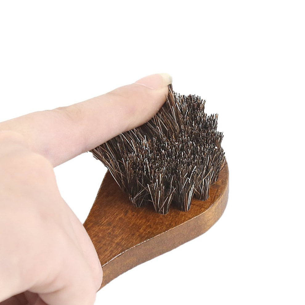 Details about  / For Wooden Handle Shoes Shine Brush Cleaning Shoes Tool Men Soft Bristle Brush W