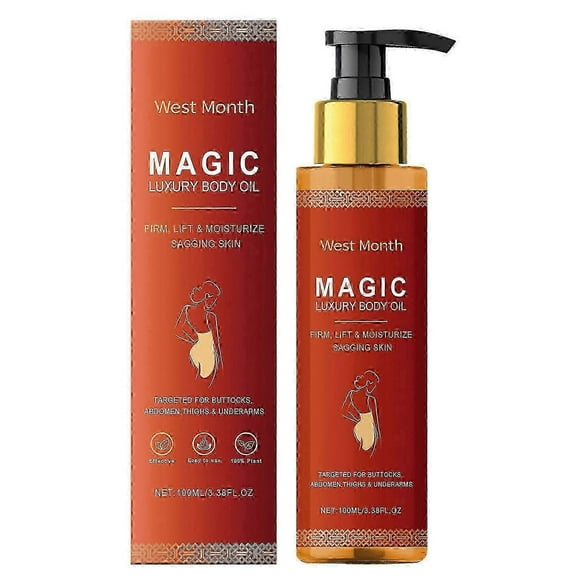 Magic Body Firming Oil - Luxury Body Oil, Hydrating & Firming Skin Oil Anti-Wrinkle for Full Body Use