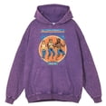 thumbnail image 5 of Sudadera con capucha retro desgastada para hombre, ropa informal holgada de gran tamaño, con capucha, para educación física, 100 % algodón, para otoño, 5 of 5