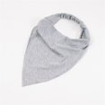 thumbnail image 2 of Ljudmp Hair Scarf Headband for Women Elastic Hair Bandana Boho Triangle Head Scarf Plain Color Cotton Stretch Head Coverings Kerchief Light Ashy, 2 of 4