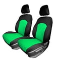 thumbnail image 1 of For 2019-2024 Kia Forte FH Group Neoprene Custom Fit Waterproof Car Seat Covers - Front Set Green, 1 of 8