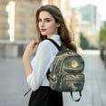 thumbnail image 6 of FORMRS Mini Backpack Purse for Women Travel Daypack Casual Shoulder Bag, Whale and Moon, 6 of 7