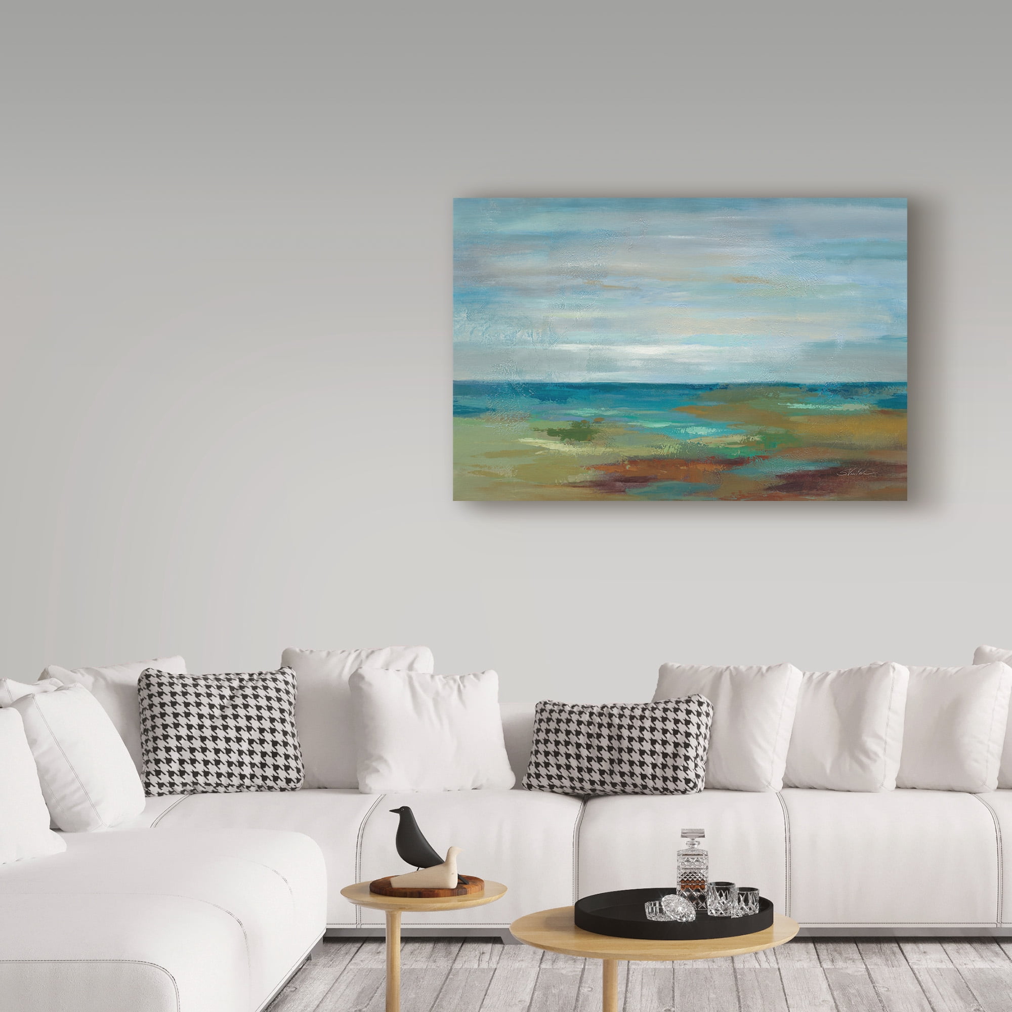 Trademark Fine Art 'Wispy Clouds' Canvas Art by Silvia Vassileva