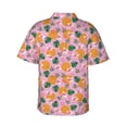 thumbnail image 3 of Daiia Fruit Hawaiian Shirt for Men Gentle Cotton Regular Short Sleeve Casual-X-Large, 3 of 9
