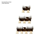 thumbnail image 3 of Bozeman 3 Light Bronze Rustic Bear Bathroom Vanity Fixture, 3 of 10