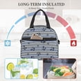 thumbnail image 4 of Uemuo Anchors And Steering Wheel Printed Lunch Bag Lunch Box Reusable Insulated Lunch Tote Bag, Leakproof Thermal Cooler Sack Food Handbags Case High Capacity, 4 of 5