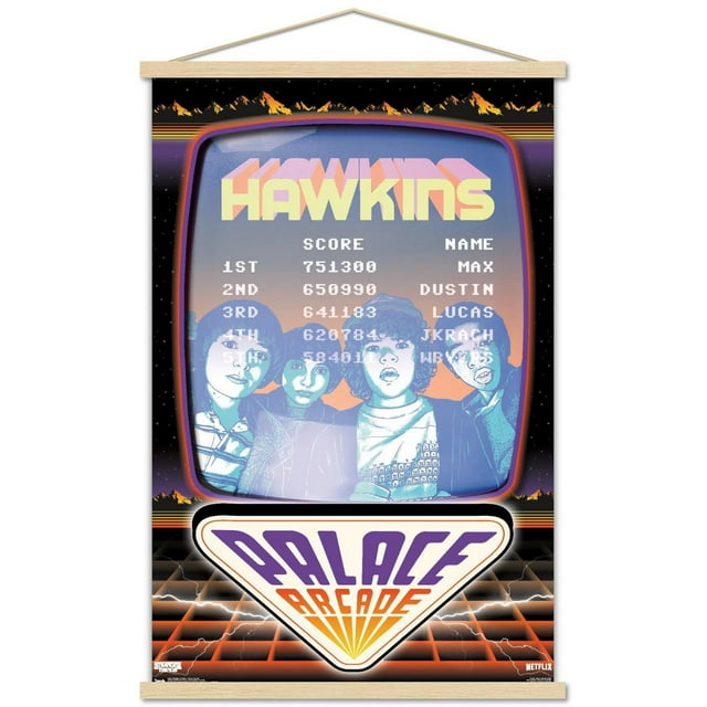 Netflix Stranger Things: Season 2 - Palace Arcade Wall Poster, 22.375" x 34"