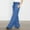 Blue, variant on SNKSDGM Women's Plus Pants for Women Dressy Casual Wedding Womens Linen Pants with Pockets Short Women's Casual High Waisted Tie Side Plicated Wide Leg Pants