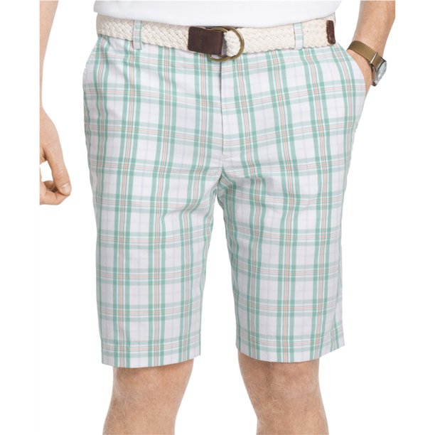 IZOD Portsmith Estate Casual Walking Shorts para hombre, verde, 36 IZOD Caminando
