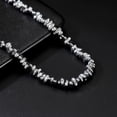 thumbnail image 3 of SKQIT Minimalist Moonstone & Crystal Necklace - Chic Lockbone Chain with Boho Elegance, 3 of 5