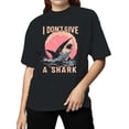 thumbnail image 2 of Bold Shark Attitude Graphic Women's T-shirt, 2 of 3