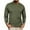 Army Green, variant on AIEOTT Mens Casual Henley Shirts Lightwigeht Long Sleeve Shirts Loose Fit Crewneck T Shirt Loose Fit Breathable Shirts