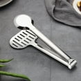 thumbnail image 5 of HomeLife Food Clip Food-grade Long Handle Double-sided Hollow Polished Anti-scald Stainless Steel Multifunctional Steak Buffet Clamp Tong Kitchen Supplies, 5 of 13