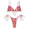 thumbnail image 1 of MKLEKYY Trajes De Baño Dama Sexy Bikini 2023 Swimsuit Women Swimwear Push Up Bikini Set Thong Brazilian Bathing Suit Beach Wear, 1 of 3
