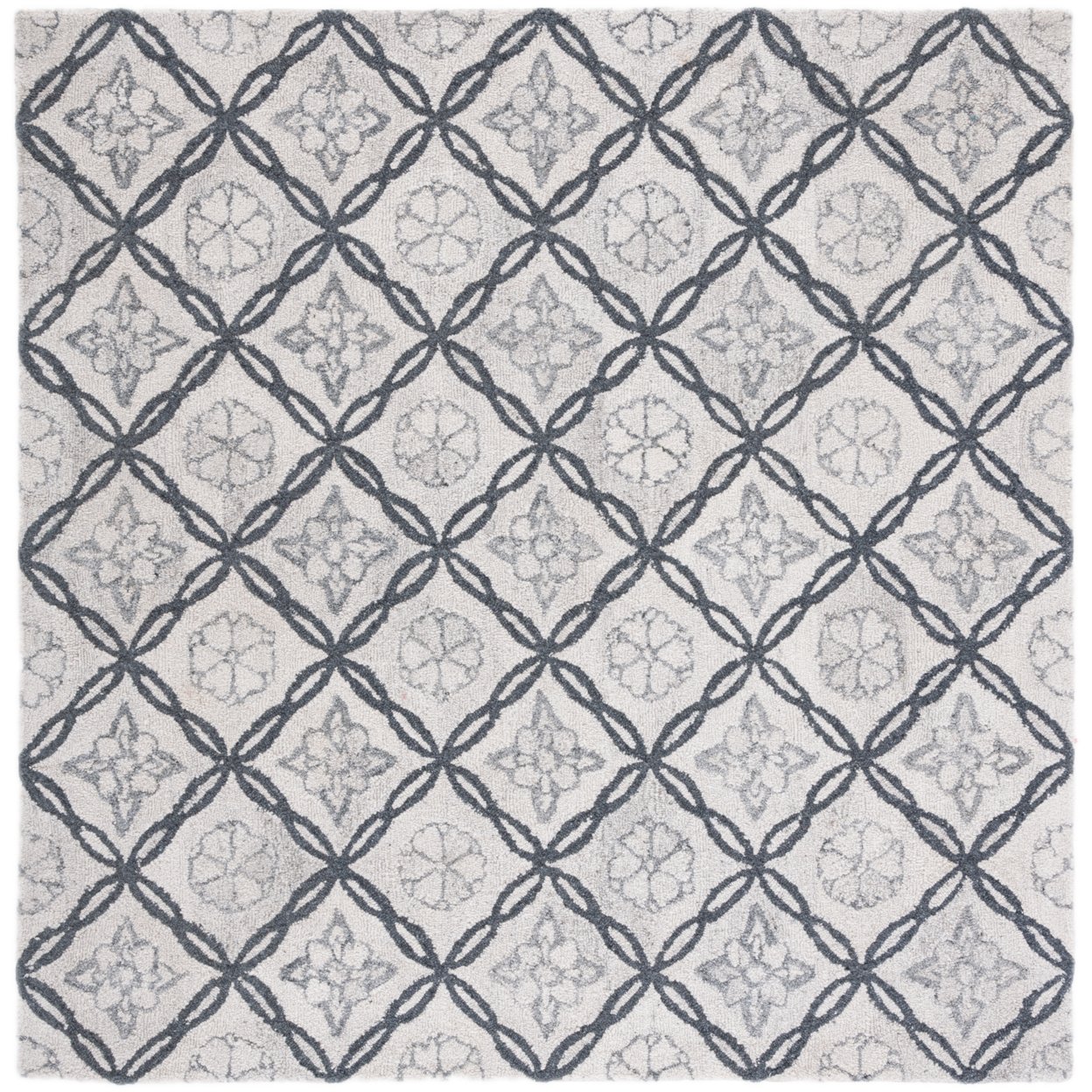 SAFAVIEH Marquee Anthony Geometric Area Rug, Ivory/Grey, 8' x 10'