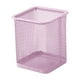 thumbnail image 2 of Copa organizadora de bolígrafos de malla | Portalápices de acero, tarro duradero de lápices de hierro para arte, cubo cilíndrico para almacenamiento en escritorio | Contenedor metálico moderno, 2 of 5