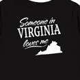 thumbnail image 4 of Inktastic Someone in Virginia Loves Me Boys or Girls Long Sleeve Toddler T-Shirt, 4 of 5