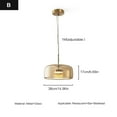 thumbnail image 2 of Arturesthome Nordic Creative Cream Style Glass Pendant Light Simple Aisle Cafe Decorative Lamp, 2 of 16
