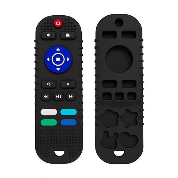 Guantes de silicona anti-comidas para bebés con control remoto, pulsera de confort, palo para moler, juguete para morder