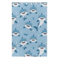 thumbnail image 5 of Cartoon Cute Shark Blackout Curtains 2 Panels Set Grommet Drapes for Bedroom Living Room W55xL84, 5 of 6
