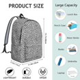 thumbnail image 5 of Leopard Print Backpack for School,Cute School Bag,Schoolbag with Adjustable Shoulder Straps & Padded Back,15.7"x11.8"x5.5", 5 of 5