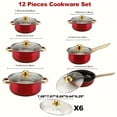 thumbnail image 5 of 12/10/1Pc Stainless Steel Cookware Set, Non-Stick Easy-Clean Pots & Pans with Stock Pot, Frying Pans & Saucepan, Durable Versatile Stylish Kitchen Set for Home, 5 of 16