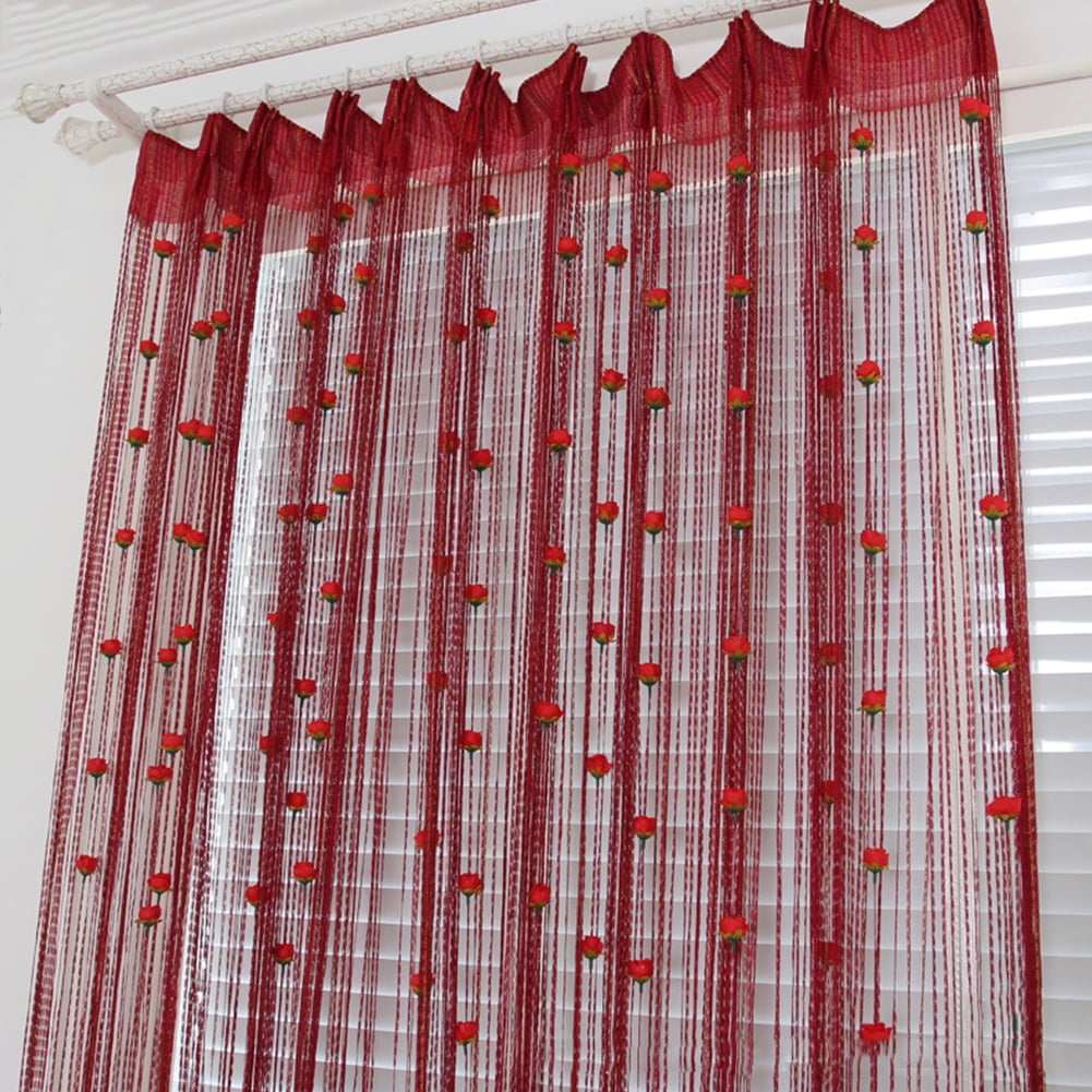 WITH EYES & HOOK NET CURTAIN  WIRE WHITE WINDOW CORD CABLE  VIOLE