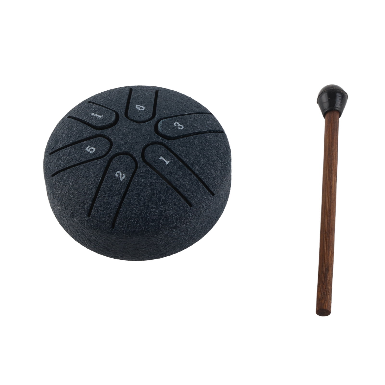 Mini Handpan Drum, 6 Note Percussion Instrument w/Stick, Soothing  Relaxing Sounds