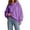 Purple, variant on cocolona Oversized Hoodies for Women Long Sleeve Pullover Solid Color Sweatshirts Casual Hooded Fall Trendy Outfits