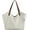 Beige, variant on CoCopeaunt Women Chic Large Canvas Tote Shoulder Bag Vintage Casual Hobo Handbag Purse
