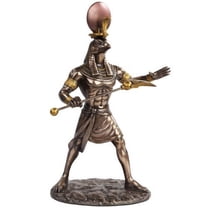 PTC Egyptian Ra Mythological God Bronze Finish Statue Figurine, 11 Inch