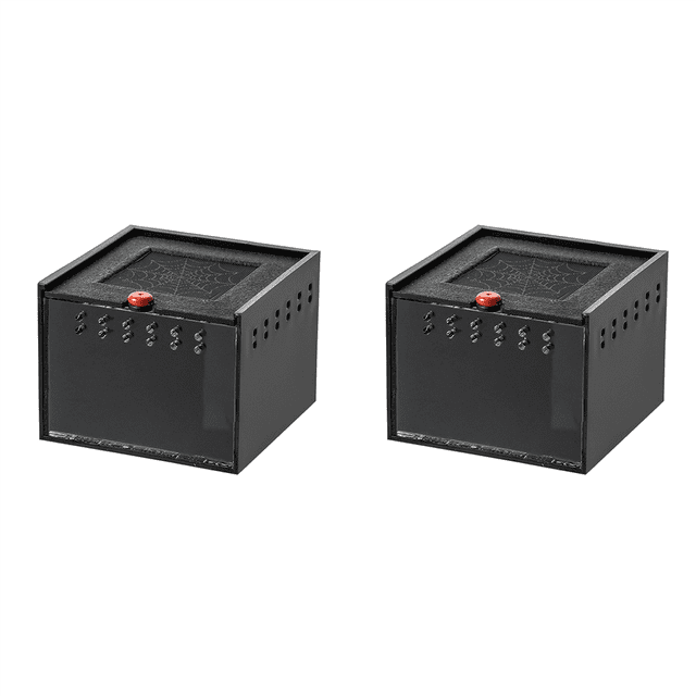 2X Spider Enclosure Small Insect Breeding Box Prevent Escape Reptile Terrarium Insect Feeding Cage B