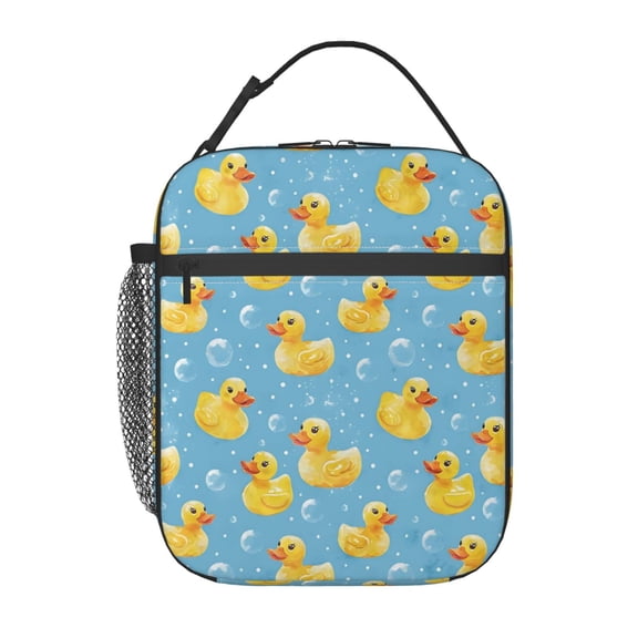 Little Yellow Duck Lunch Bag Portable Thermal Lunch Box for Men and Women