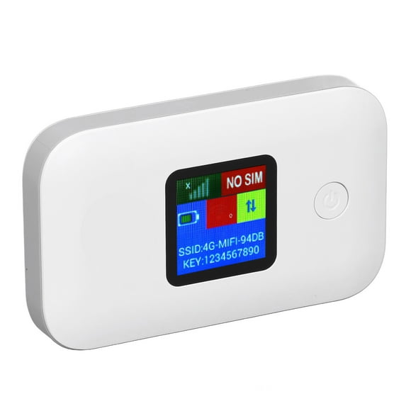 4G LTE WiFi Modem, 300Mbps Mobile WiFi Hotspot Supports 10 Devices Connection Asian Version Stable Signal for Laptops for Tablets