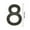 I I, variant on WWG 7CM 3D Acrylic Black Number Plates 2.76 Inch Self-Adhesive Wall Decor for House Address Signs Mailbox Modern Stylish Home Decoration