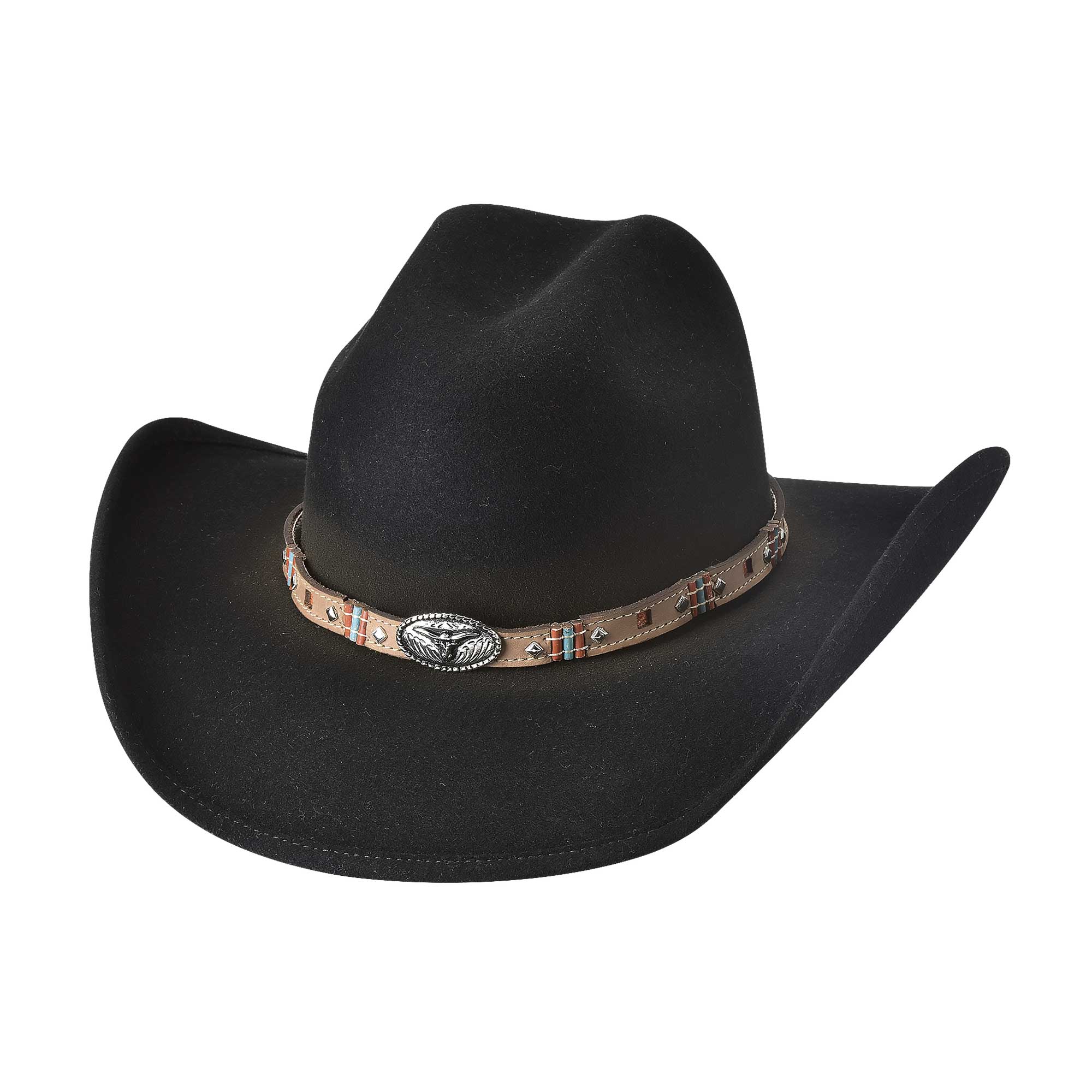 Bullhide Old Town Premium Wool Cowboy Black Hat In Size Large Walmart