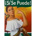 thumbnail image 3 of Valadez, Robert 12x14 Black Modern Framed Museum Art Print Titled - Rosita - Si Se Puede, 3 of 5