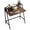 Rustic Brown, variant on Costway 31.5” Small Computer Desk with Raised Storage Shelf & Heavy-duty Metal Frame Rustic Brown