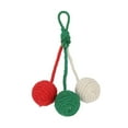 thumbnail image 1 of Boule de Sisal de Chat Suspendue, Jouet Interactif de Chat de Boule de Sisal Hangable Coloré pour l'Intérieur Vert Blanc, Rouge Vert Blanc, Rouge Jaune Bleu, Rose Violet, 1 of 8