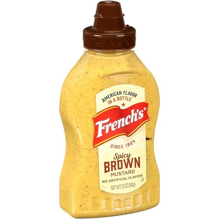 French's Spicy Brown Mustard, 12 oz